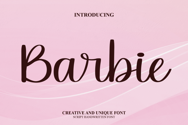 Download Barbie Font for FREE - Font Studio