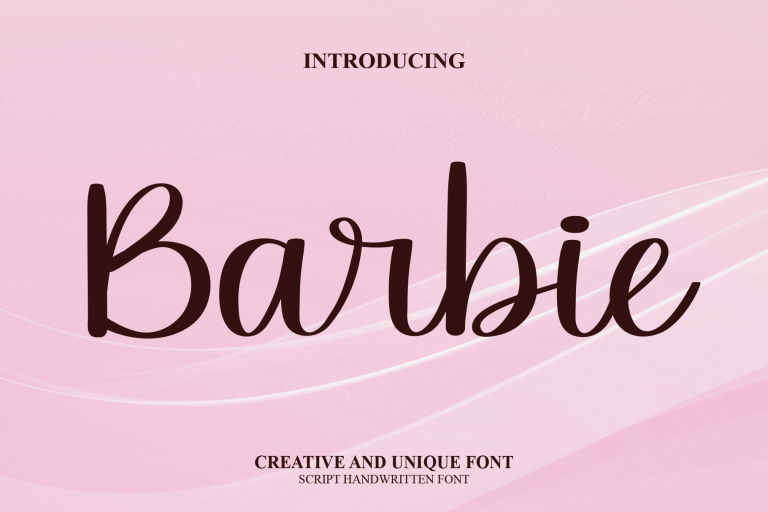 download barbie font for photoshop